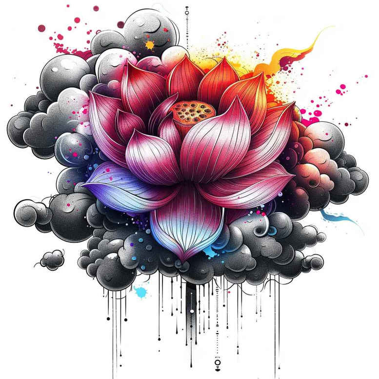 lotuses tattoo design ideas miniature ornamental embodying endurance