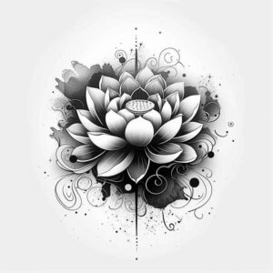 lotuses tattoo design ideas ultra-thin ornamental perseverance and power