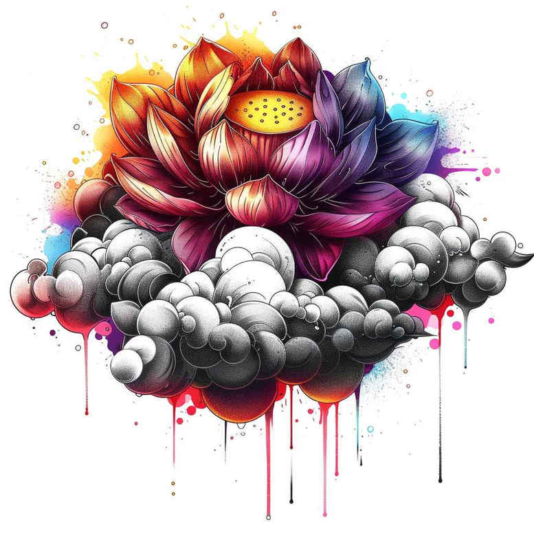 lotuses tattoo design ideas modest ornamental symbolising perseverance