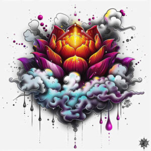 lotuses tattoo design ideas understated peaceful for scapula