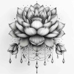 lotuses tattoo design ideas delicate sacred flower shows strength
