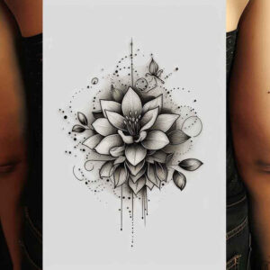 lotuses tattoo design ideas soft touch sacred flower symbolising determination