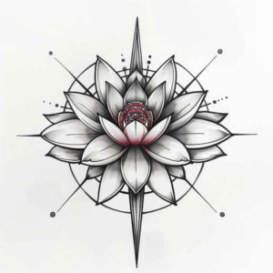 lotuses tattoo design ideas simple form sacred for lower chest