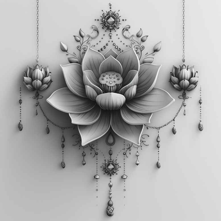 lotuses tattoo design ideas elemental smooth for upper back