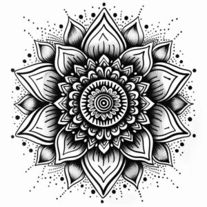 circle-of-unity – tattoo design ideas free ai generated – circular-pattern – for-shoulder-blade – Gallery: mandalas-and-similar-inkby-ai