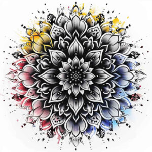 circle-of-unity – tattoo design ideas free ai generated – unbroken-circle – for-chest – Gallery: mandalas-and-similar-inkby-ai