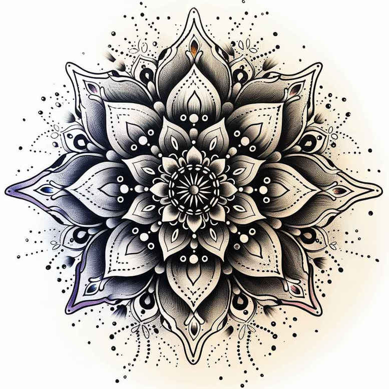 circle-segments – tattoo design ideas free ai generated – calm-mind – for-back-shoulder – Gallery: mandalas-and-similar-inkby-ai