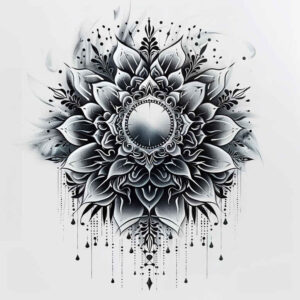 cosmic – tattoo design ideas free ai generated – eastern-influence – for-side-torso – Gallery: mandalas-and-similar-inkby-ai