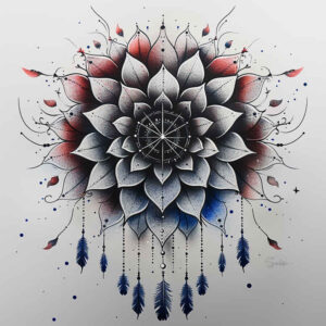 delicate-arcs – tattoo design ideas free ai generated – universe – for-back-shoulder – Gallery: mandalas-and-similar-inkby-ai