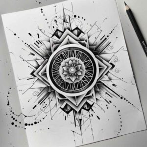 ethereal – tattoo design ideas free ai generated – mandala – for-back – Gallery: mandalas-and-similar-inkby-ai