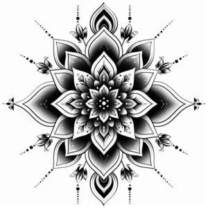filigree – tattoo design ideas free ai generated – cosmic-order – for-chest – Gallery: mandalas-and-similar-inkby-ai