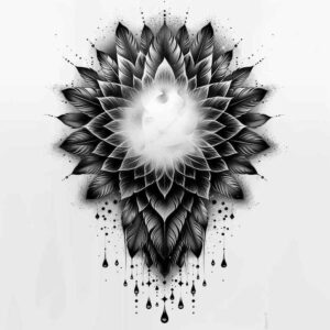 filigree – tattoo design ideas free ai generated – mandala-tattoo – for-neck – Gallery: mandalas-and-similar-inkby-ai