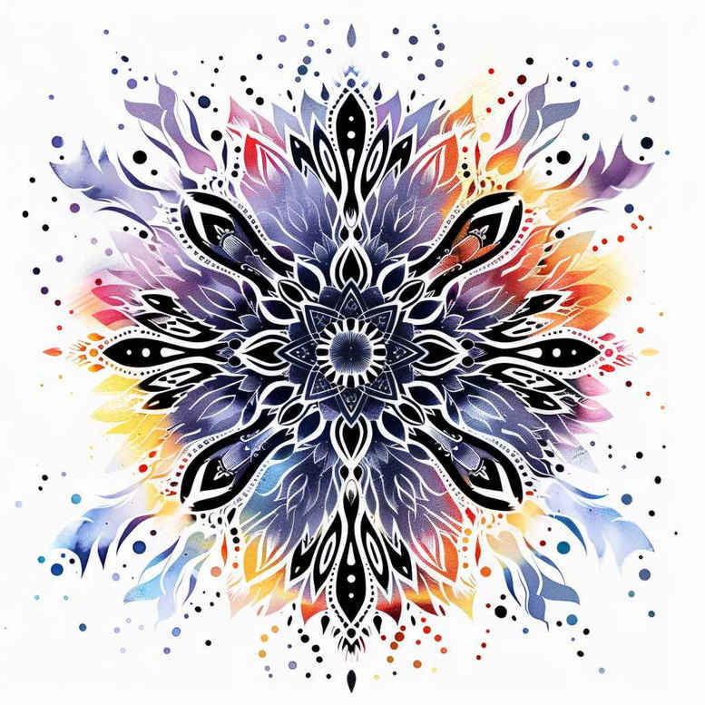 fine-line – tattoo design ideas free ai generated – infinity-motif – for-shoulder-blade – Gallery: mandalas-and-similar-inkby-ai