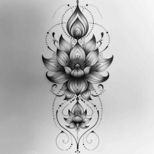 hypnotic – tattoo design ideas free ai generated – wavy-lines – for-palm – Gallery: mandalas-and-similar-inkby-ai
