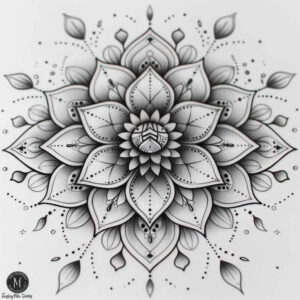 infinity-motif – tattoo design ideas free ai generated – orderly – for-neck – Gallery: mandalas-and-similar-inkby-ai