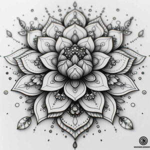 intricate – tattoo design ideas free ai generated – geometric-pattern – for-hand – Gallery: mandalas-and-similar-inkby-ai
