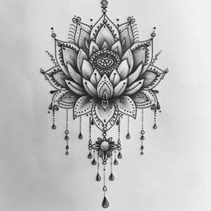 intricate-web – tattoo design ideas free ai generated – intricate – for-ribs – Gallery: mandalas-and-similar-inkby-ai