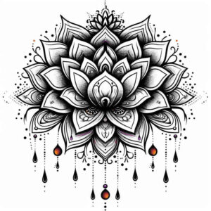 intricate-web – tattoo design ideas free ai generated – ornamental – for-side – Gallery: mandalas-and-similar-inkby-ai