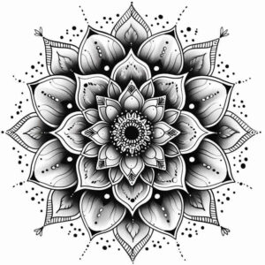 mandala-grid – tattoo design ideas free ai generated – spokes – for-wrist – Gallery: mandalas-and-similar-inkby-ai