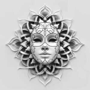 meditative-art – tattoo design ideas free ai generated – symmetric – for-ribs – Gallery: mandalas-and-similar-inkby-ai