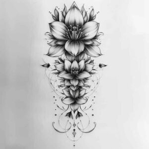 mystic – tattoo design ideas free ai generated – universe – for-lower-chest – Gallery: mandalas-and-similar-inkby-ai