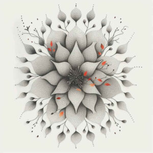 orderly – tattoo design ideas free ai generated – intricate-web – for-back-shoulder – Gallery: mandalas-and-similar-inkby-ai