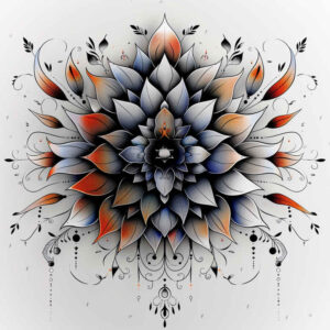 ornamental-rays – tattoo design ideas free ai generated – meditative-art – for-arm – Gallery: mandalas-and-similar-inkby-ai
