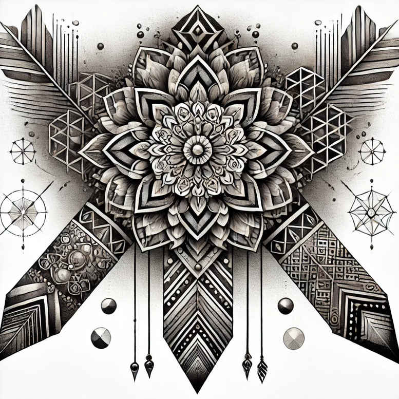 ornamental-ring – tattoo design ideas free ai generated – unbroken-circle – for-wrist-side – Gallery: mandalas-and-similar-inkby-ai