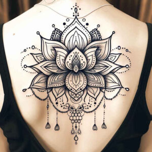 patterned – tattoo design ideas free ai generated – enlightenment – for-back – Gallery: mandalas-and-similar-inkby-ai