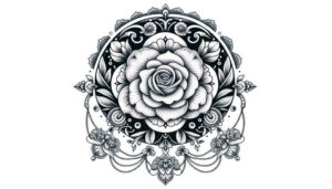 radiant-center – tattoo design ideas free ai generated – artistic-swirl – for-side – Gallery: mandalas-and-similar-inkby-ai