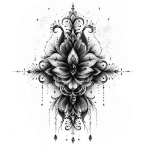 radiating-symmetry – tattoo design ideas free ai generated – spiritual-focus – for-inner-arm – Gallery: mandalas-and-similar-inkby-ai