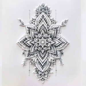 repetition – tattoo design ideas free ai generated – interlaced – for-triceps – Gallery: mandalas-and-similar-inkby-ai