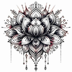 repetitive-shapes – tattoo design ideas free ai generated – harmony – for-upper-shoulder – Gallery: mandalas-and-similar-inkby-ai