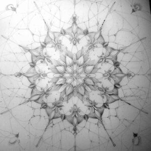 sacred-geometry – tattoo design ideas free ai generated – infinite-pattern – for-upper-arm – Gallery: mandalas-and-similar-inkby-ai