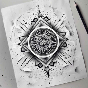 serenity – tattoo design ideas free ai generated – enlightenment – for-stomach – Gallery: mandalas-and-similar-inkby-ai