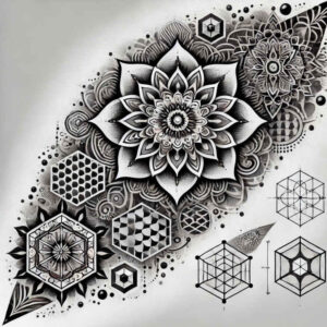 serenity – tattoo design ideas free ai generated – fine-line – for-wrist-side – Gallery: mandalas-and-similar-inkby-ai