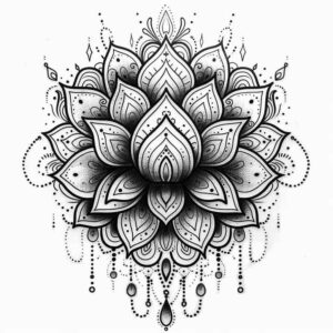 spokes – tattoo design ideas free ai generated – chakra – for-fingers – Gallery: mandalas-and-similar-inkby-ai