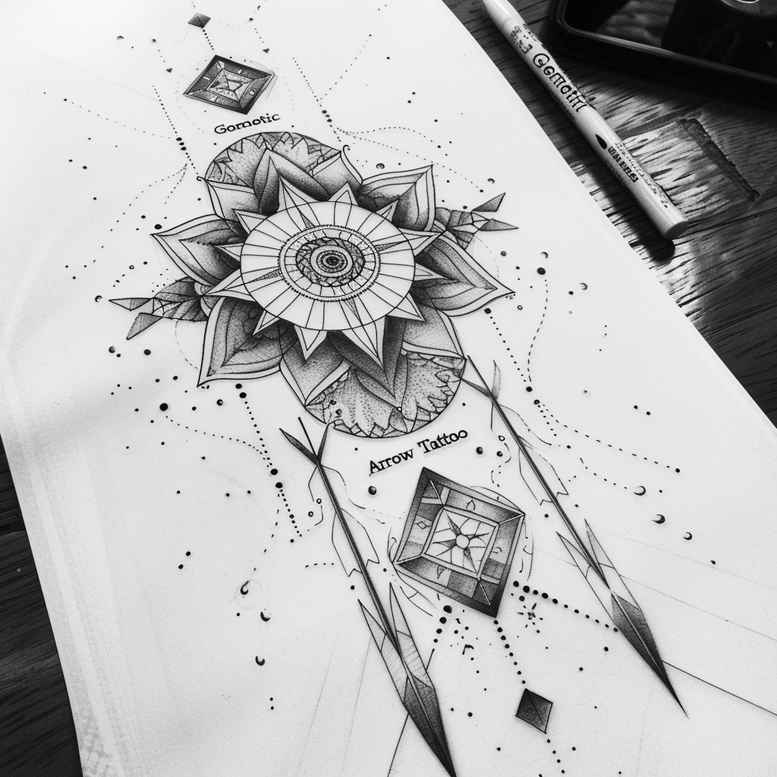 mandalas-and-similar tattoo design ideas filigree abstract for back shoulder