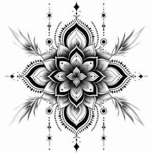 mandalas-and-similar tattoo design ideas detailed lines abstract stands for determination