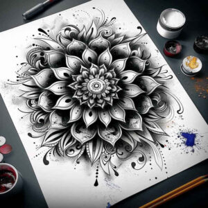 mandalas-and-similar tattoo design ideas filigree balance for upper back
