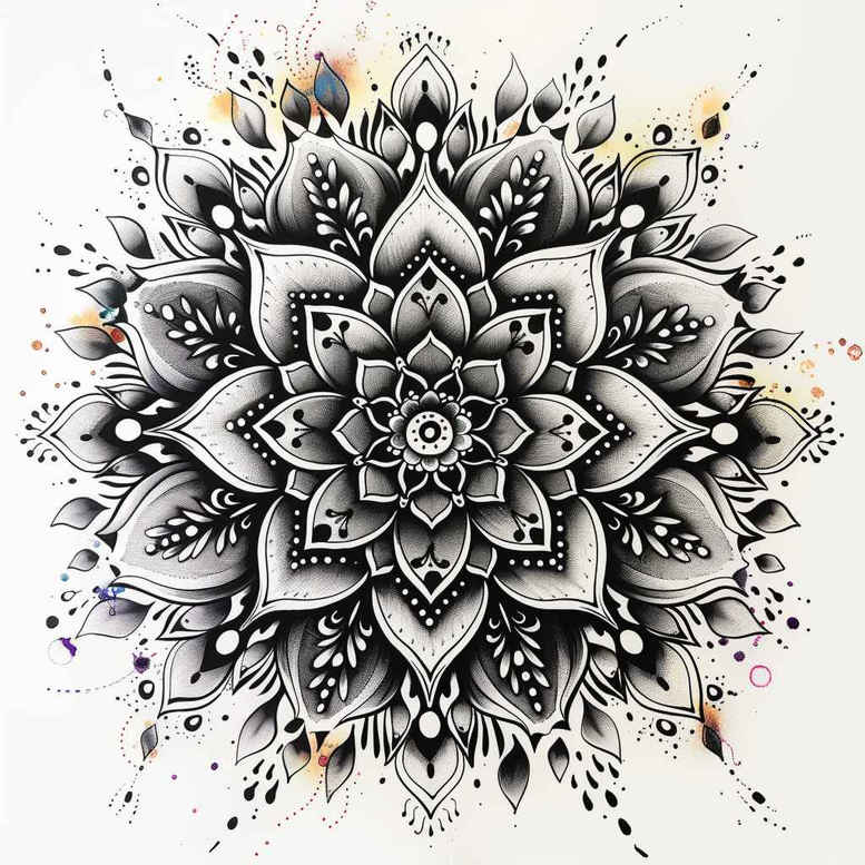 mandalas-and-similar tattoo design ideas circular pattern balance shows courage