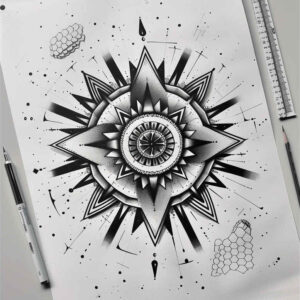 mandalas-and-similar tattoo design ideas continuous pattern calming represents determination