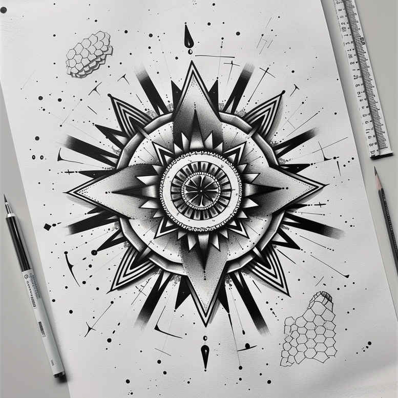 mandalas-and-similar tattoo design ideas continuous pattern calming represents determination