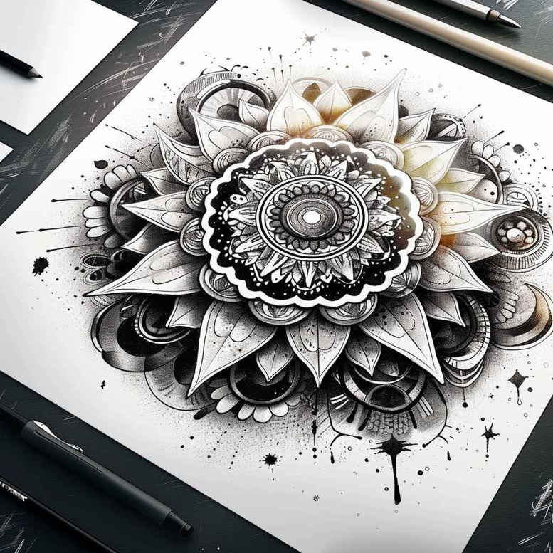 mandalas-and-similar tattoo design ideas circle of unity centered meaning resilience