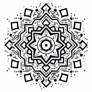 mandalas-and-similar tattoo design ideas spokes complex for calf