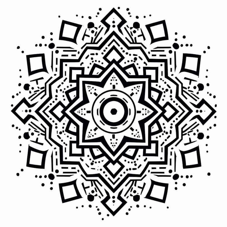 mandalas-and-similar tattoo design ideas spokes complex for calf