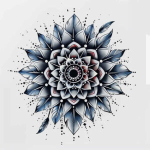 mandalas-and-similar tattoo design ideas decorative ring complex for lower leg