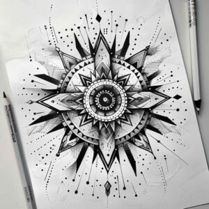 mandalas-and-similar tattoo design ideas ethereal detailed circles embodying courage