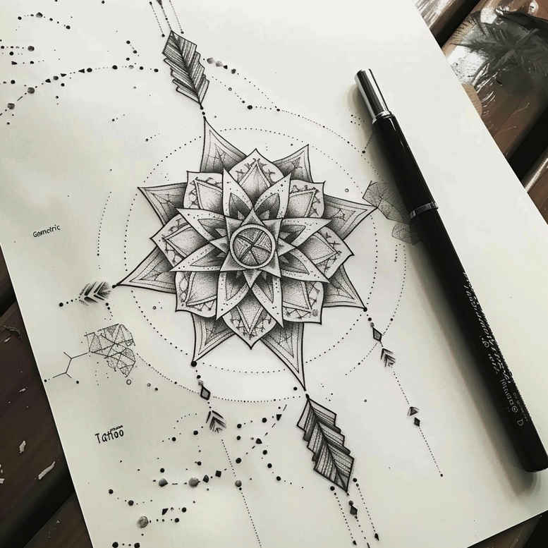 mandalas-and-similar tattoo design ideas circle of life detailed circles stands for perseverance