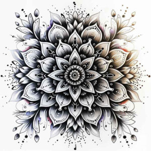 mandalas-and-similar tattoo design ideas infinite pattern detailed for wrist side